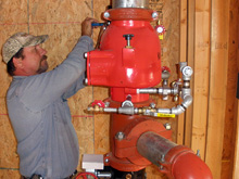 Installing a sprinkler system